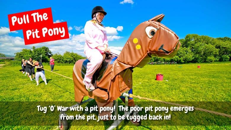 pull the pit pony welsh games mobile